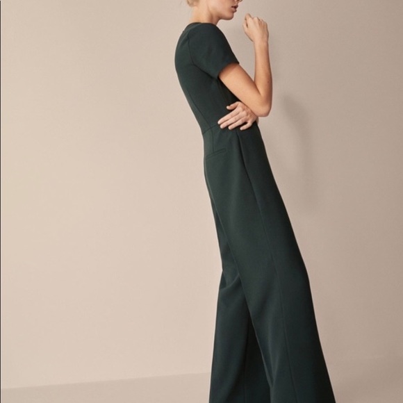 Massimo Dutti olive Green jumpsuit. - Picture 2 of 11